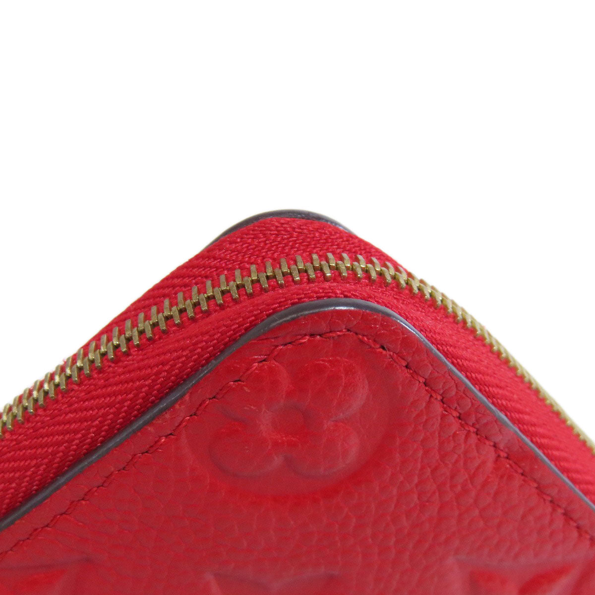 LOUIS VUITTON Coin case M60740 Ann Platt Red Zippy coin purse Women  d