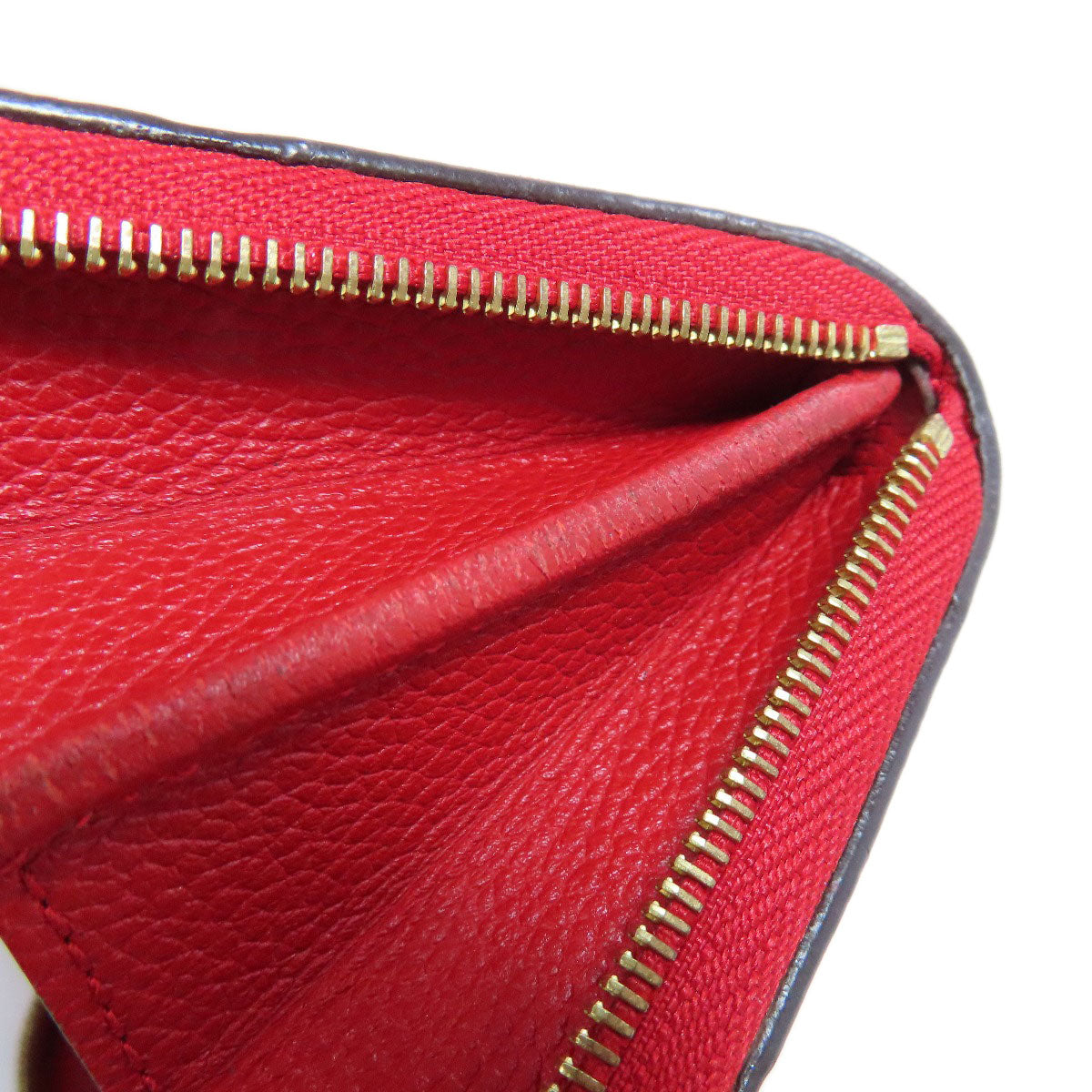 LOUIS VUITTON Coin case M60740 Ann Platt Red Zippy coin purse Women  d