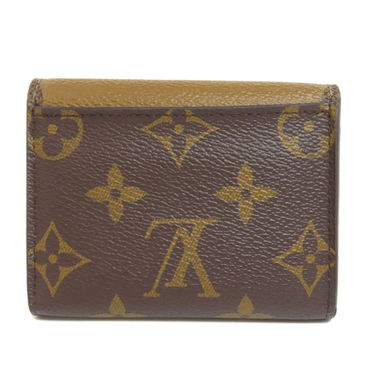 LOUIS VUITTON Bifold Wallet M80725 Monogram reverse Brown Zoe Women  d