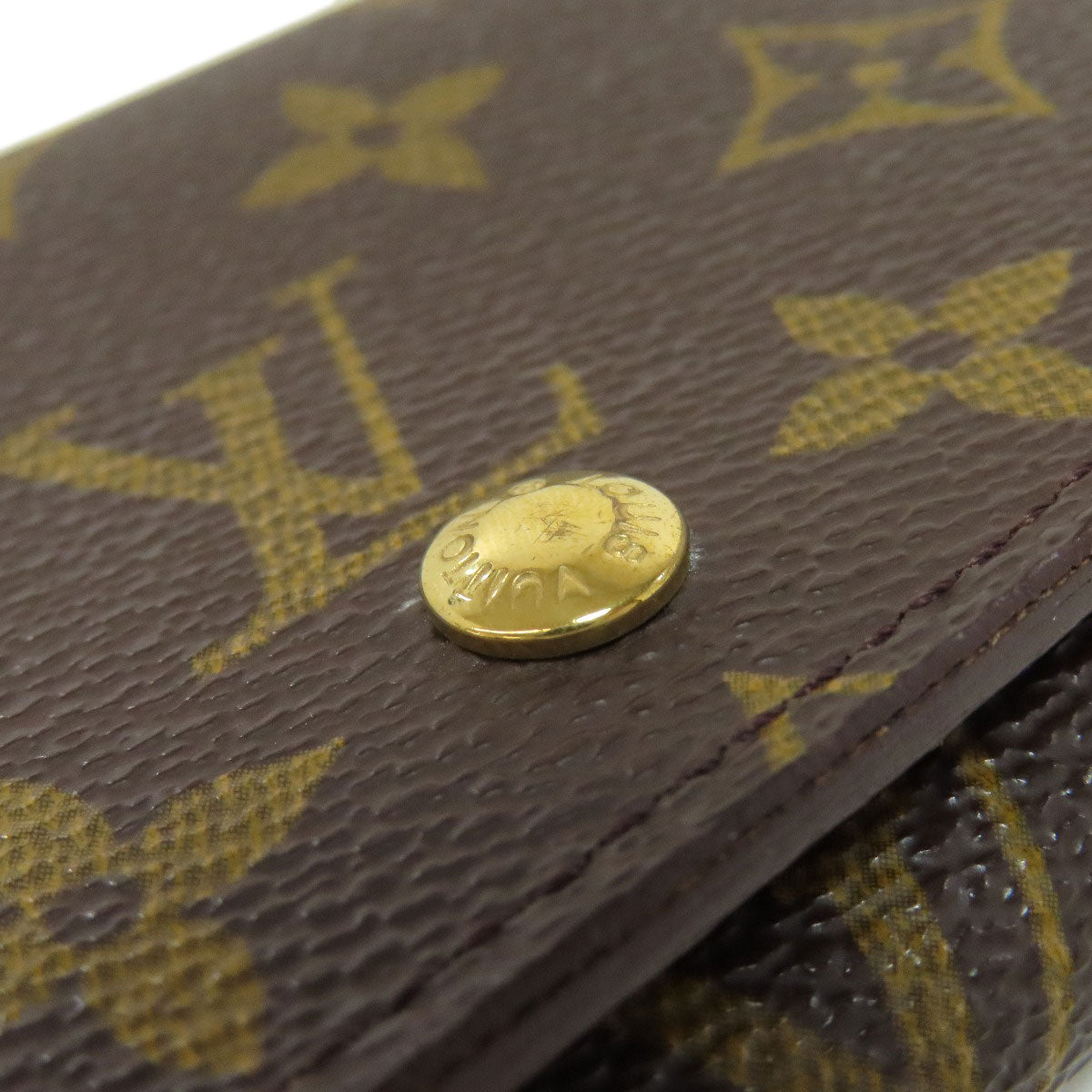 LOUIS VUITTON Bifold Wallet M61736 Monogram canvas Brown Portefeuille Tresol Women  d