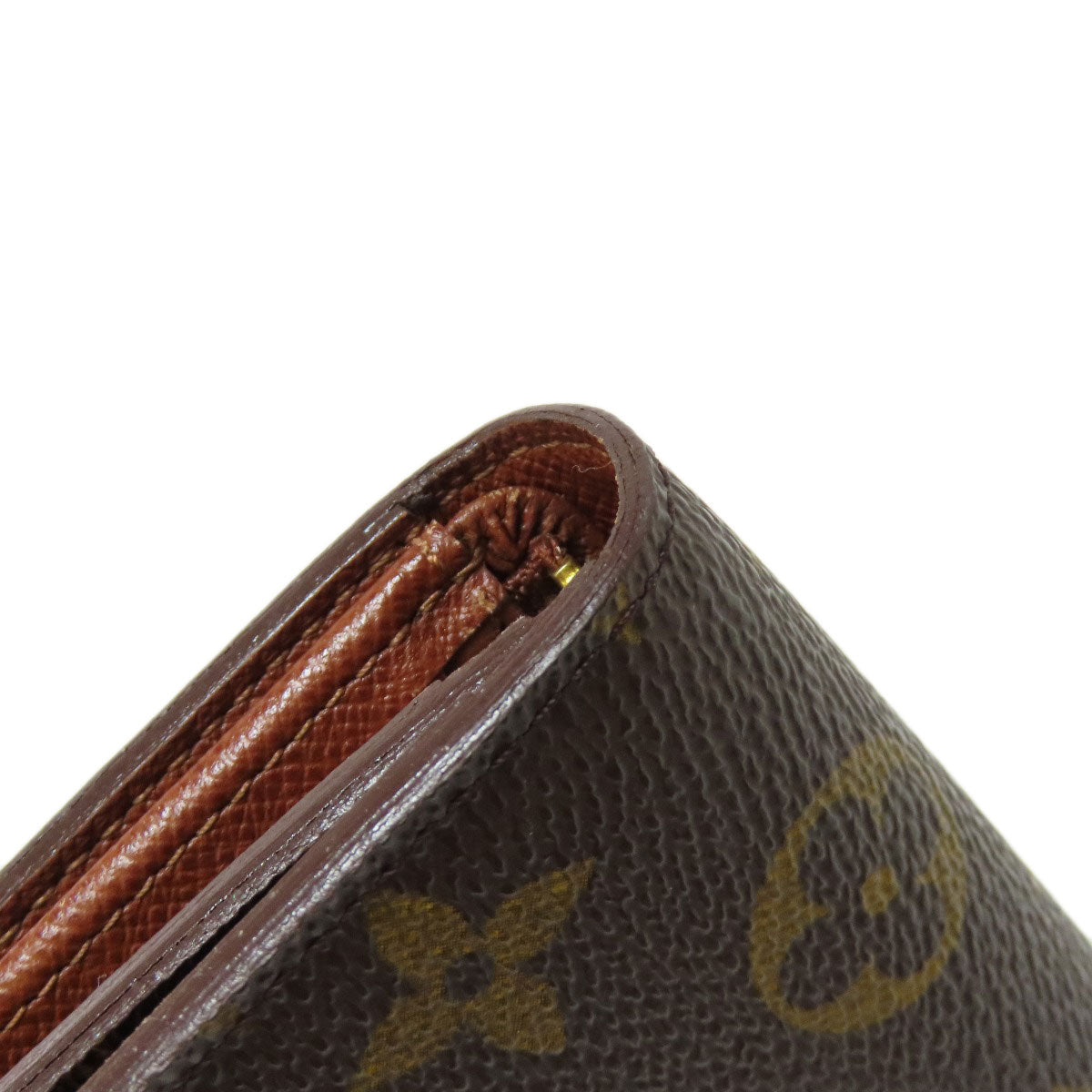 LOUIS VUITTON Bifold Wallet M61736 Monogram canvas Brown Portefeuille Tresol Women  d