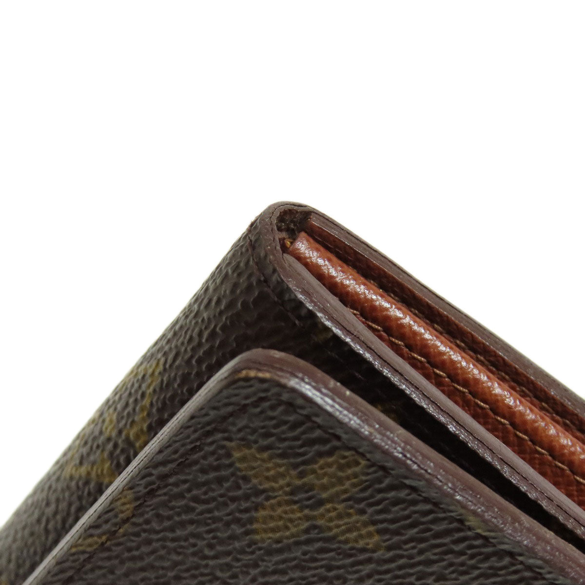 LOUIS VUITTON Bifold Wallet M61736 Monogram canvas Brown Portefeuille Tresol Women  d