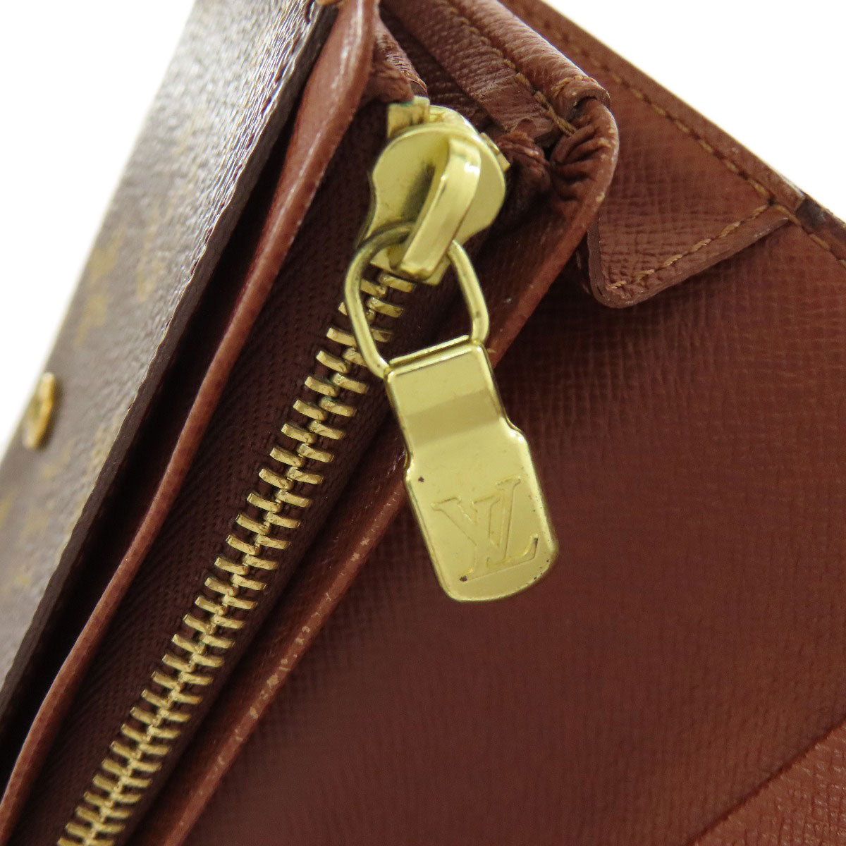 LOUIS VUITTON Bifold Wallet M61736 Monogram canvas Brown Portefeuille Tresol Women  d