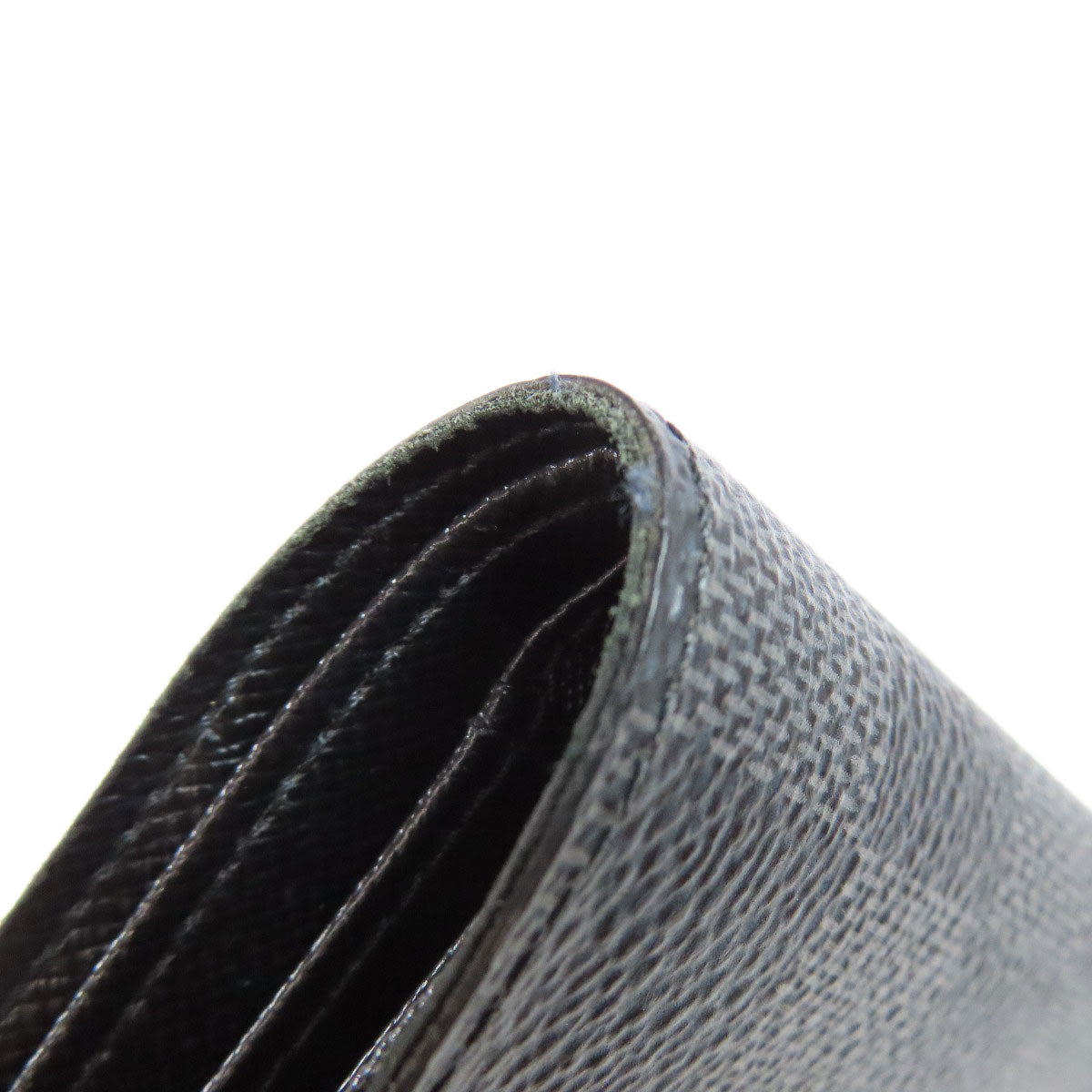 LOUIS VUITTON Bifold Wallet N62663 Damier canvas black Portefeuille Women  d