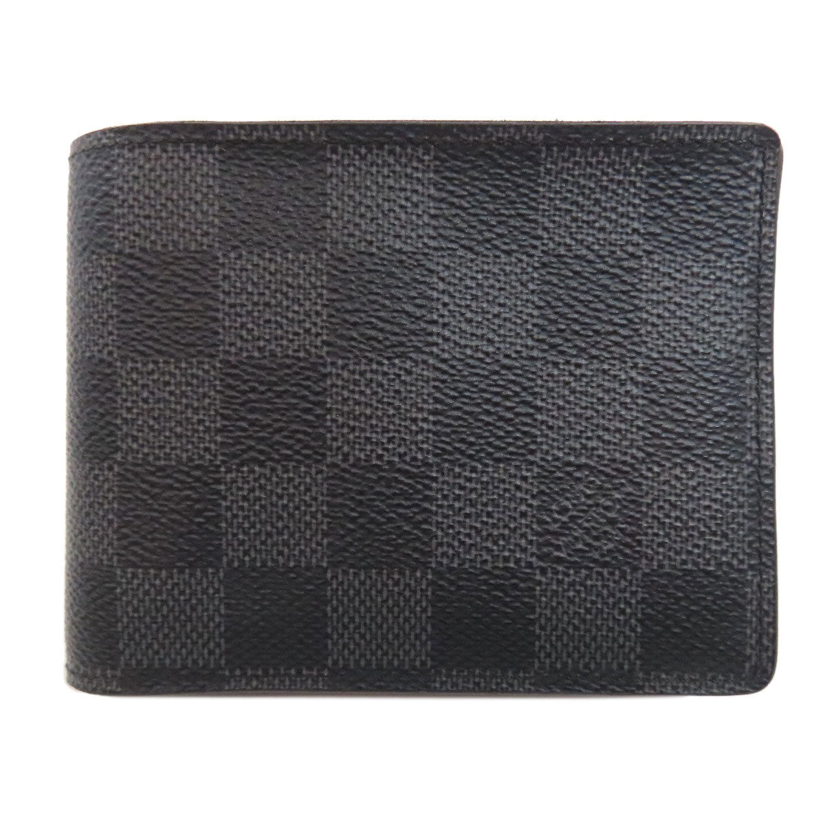 LOUIS VUITTON Bifold Wallet N62663 Damier canvas black Portefeuille Women  d