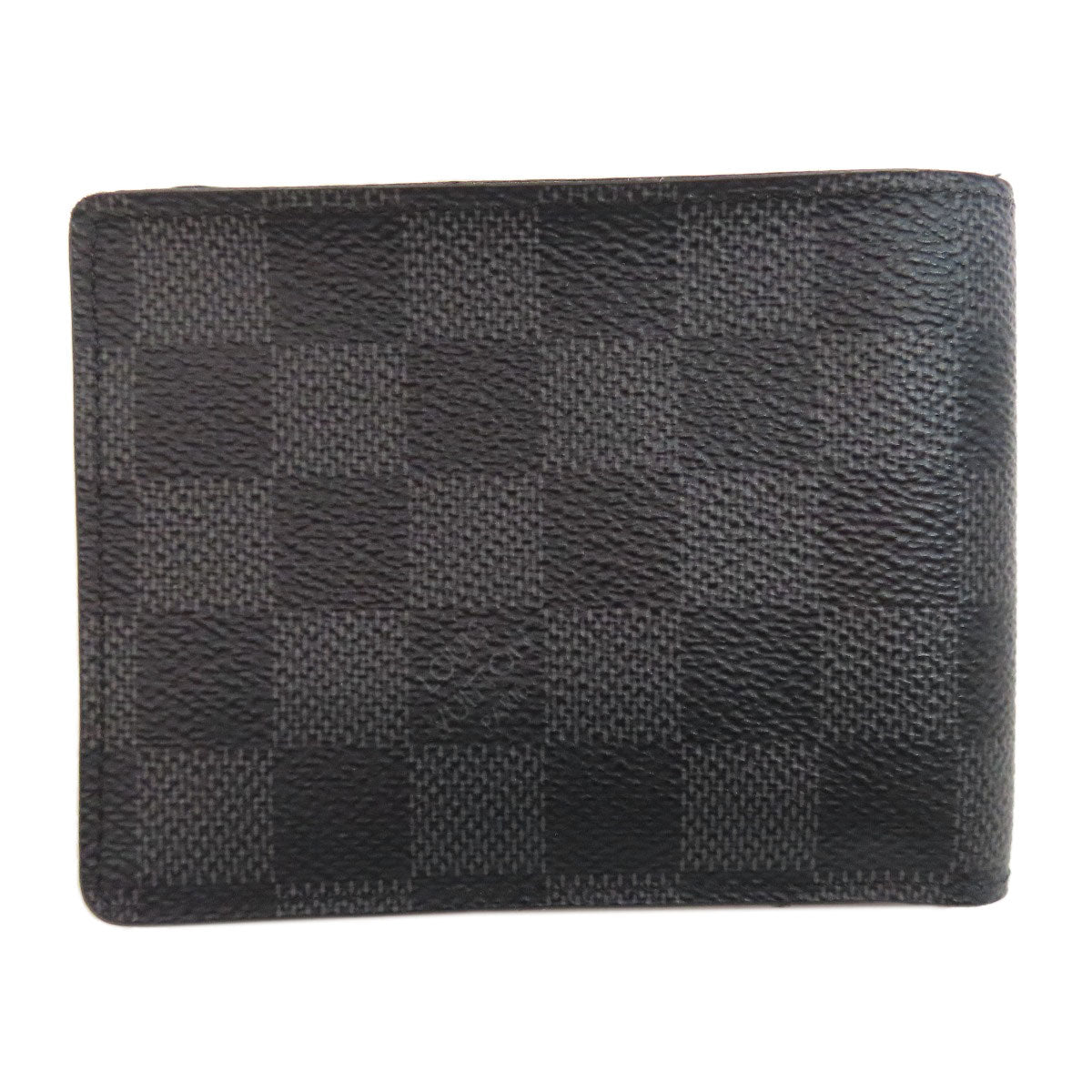 LOUIS VUITTON Bifold Wallet N62663 Damier canvas black Portefeuille Women  d