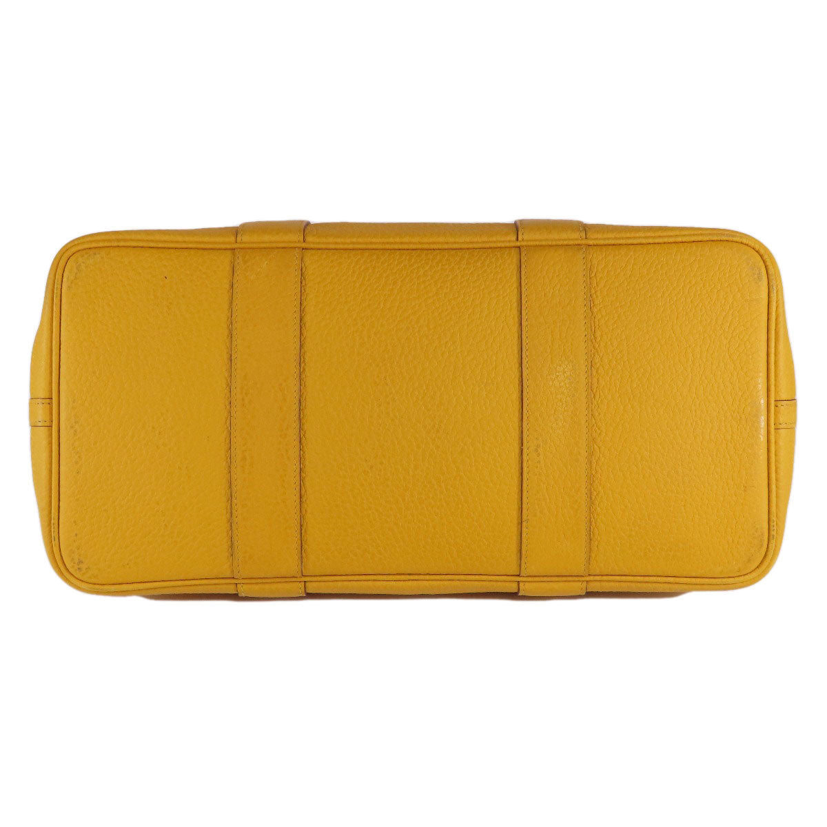 HERMES Tote Bag Country yellow Garden Party PM Jaune Ambre SilverMetal Women  d