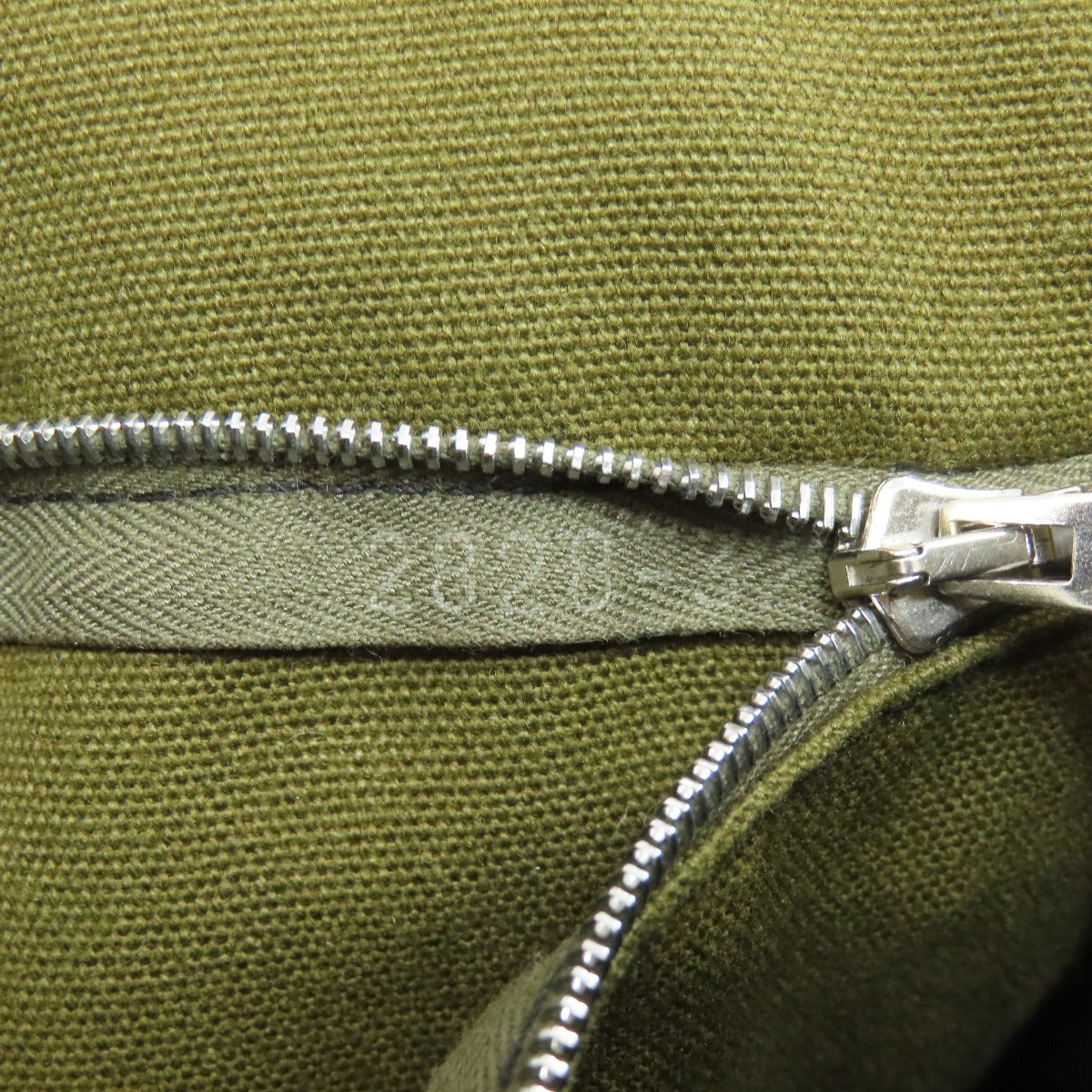 HERMES Shoulder Bag canvas black Sac Fourre Tout Bassus Women  d