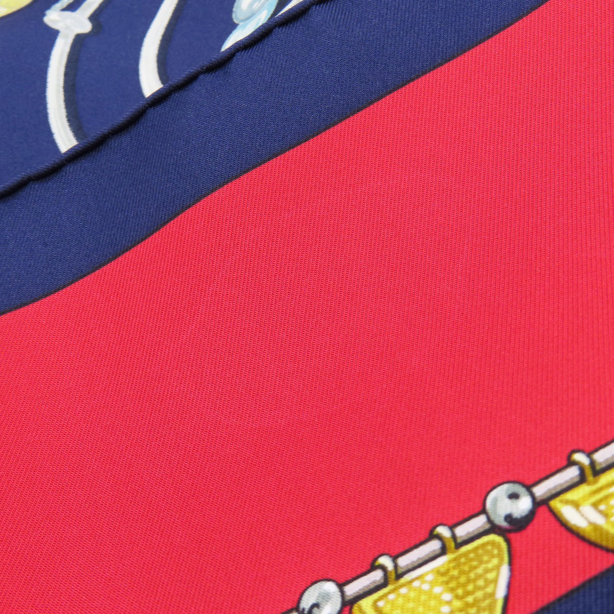 HERMES scarf silk Navy Carre90 Women  d
