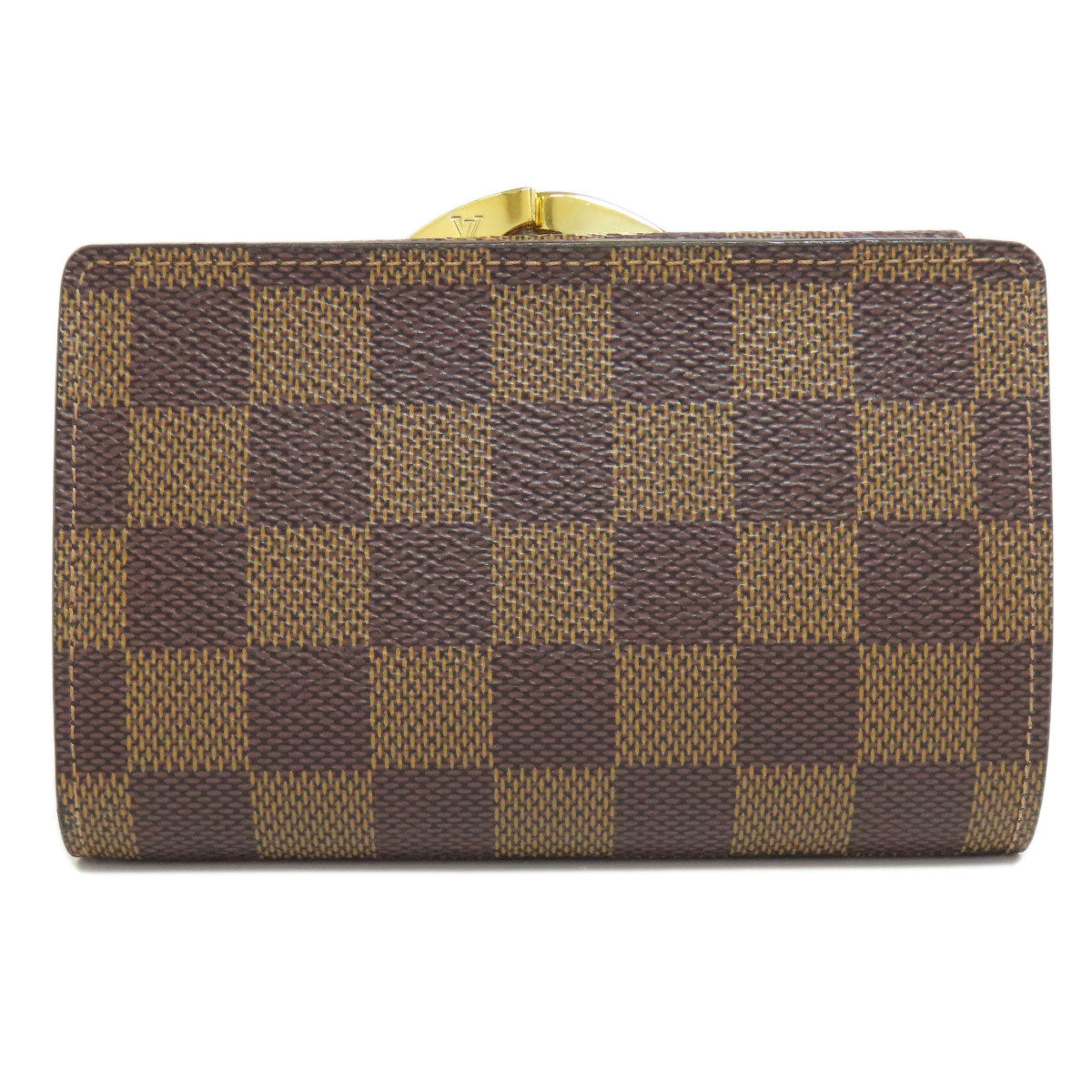 LOUIS VUITTON Bifold Wallet N61674 Damier canvas Brown Portefeuille Vienova Women  d