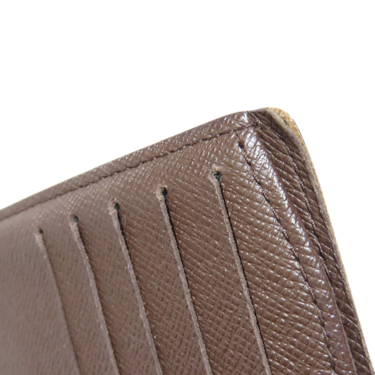 LOUIS VUITTON Bifold Wallet N61674 Damier canvas Brown Portefeuille Vienova Women  d