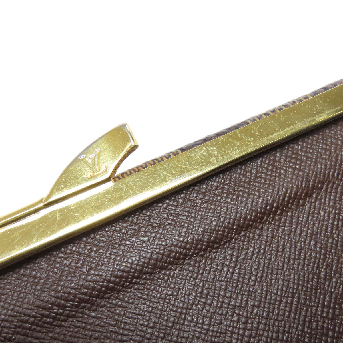 LOUIS VUITTON Bifold Wallet N61674 Damier canvas Brown Portefeuille Vienova Women  d