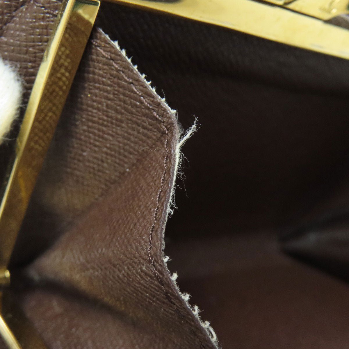 LOUIS VUITTON Bifold Wallet N61674 Damier canvas Brown Portefeuille Vienova Women  d