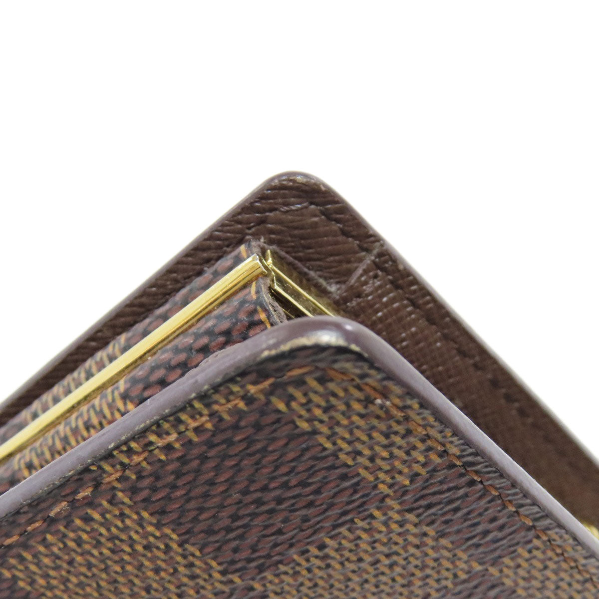 LOUIS VUITTON Bifold Wallet N61674 Damier canvas Brown Portefeuille Vienova Women  d
