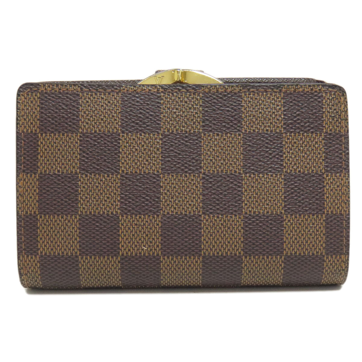 LOUIS VUITTON Bifold Wallet N61674 Damier canvas Brown Portefeuille Vienova Women  d