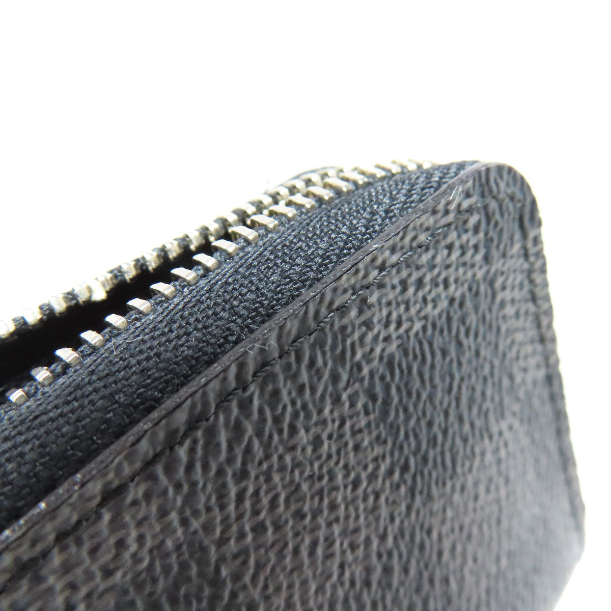 LOUIS VUITTON Coin case N63076 Damier canvas black Zippy coin purse mens  d