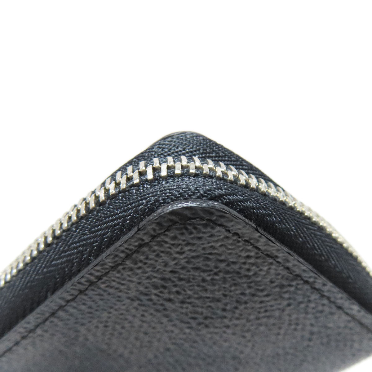 LOUIS VUITTON Coin case N63076 Damier canvas black Zippy coin purse mens  d