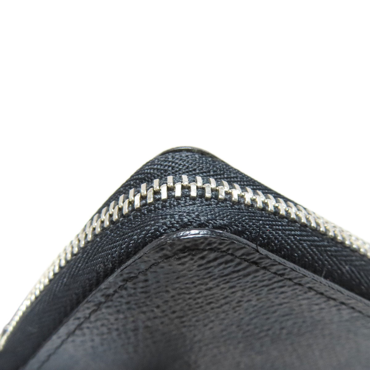 LOUIS VUITTON Coin case N63076 Damier canvas black Zippy coin purse mens  d