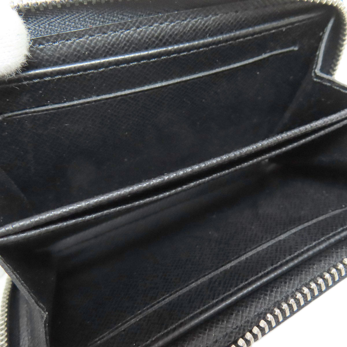 LOUIS VUITTON Coin case N63076 Damier canvas black Zippy coin purse mens  d