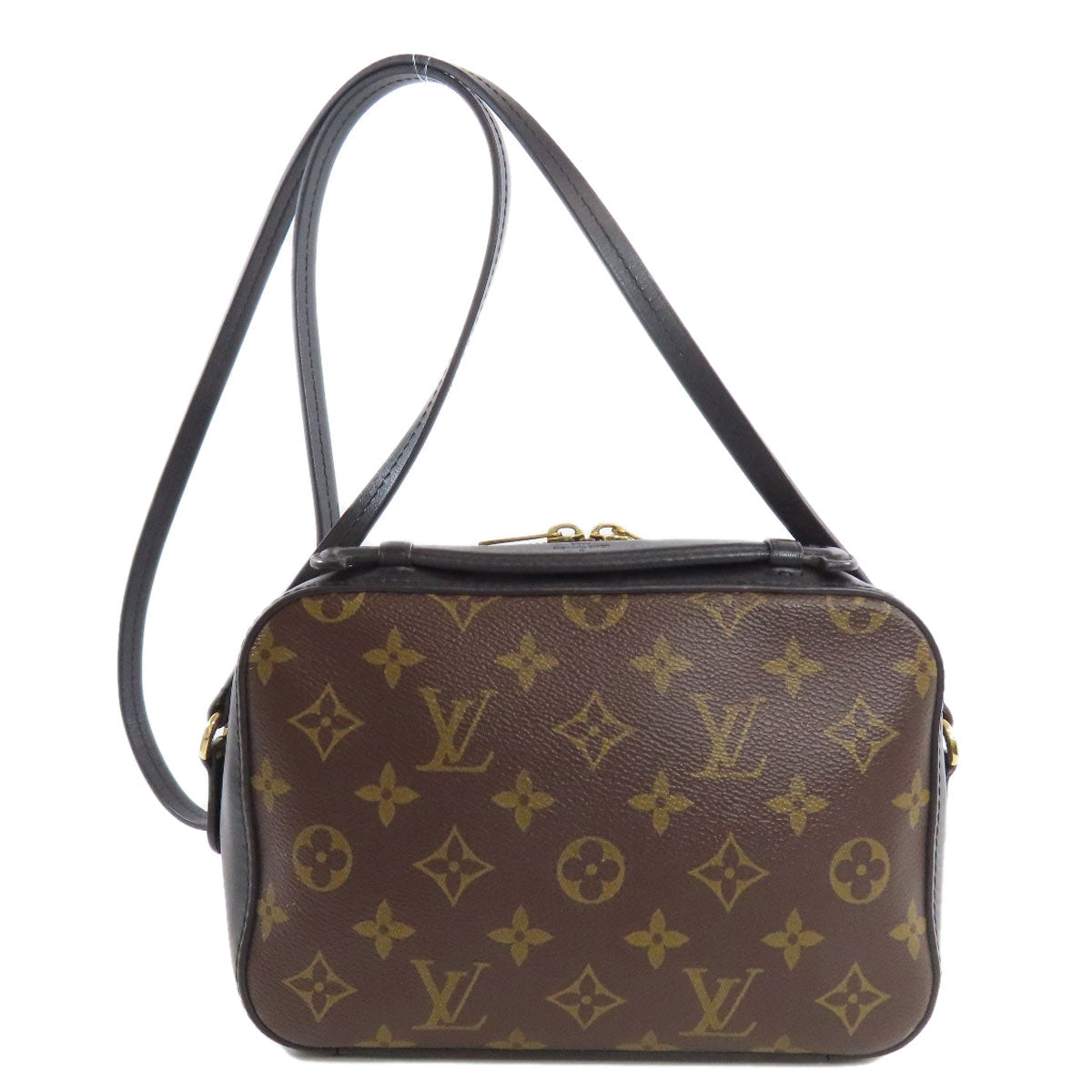 LOUIS VUITTON Shoulder Bag M43555 Monogram canvas Brown Saintonge