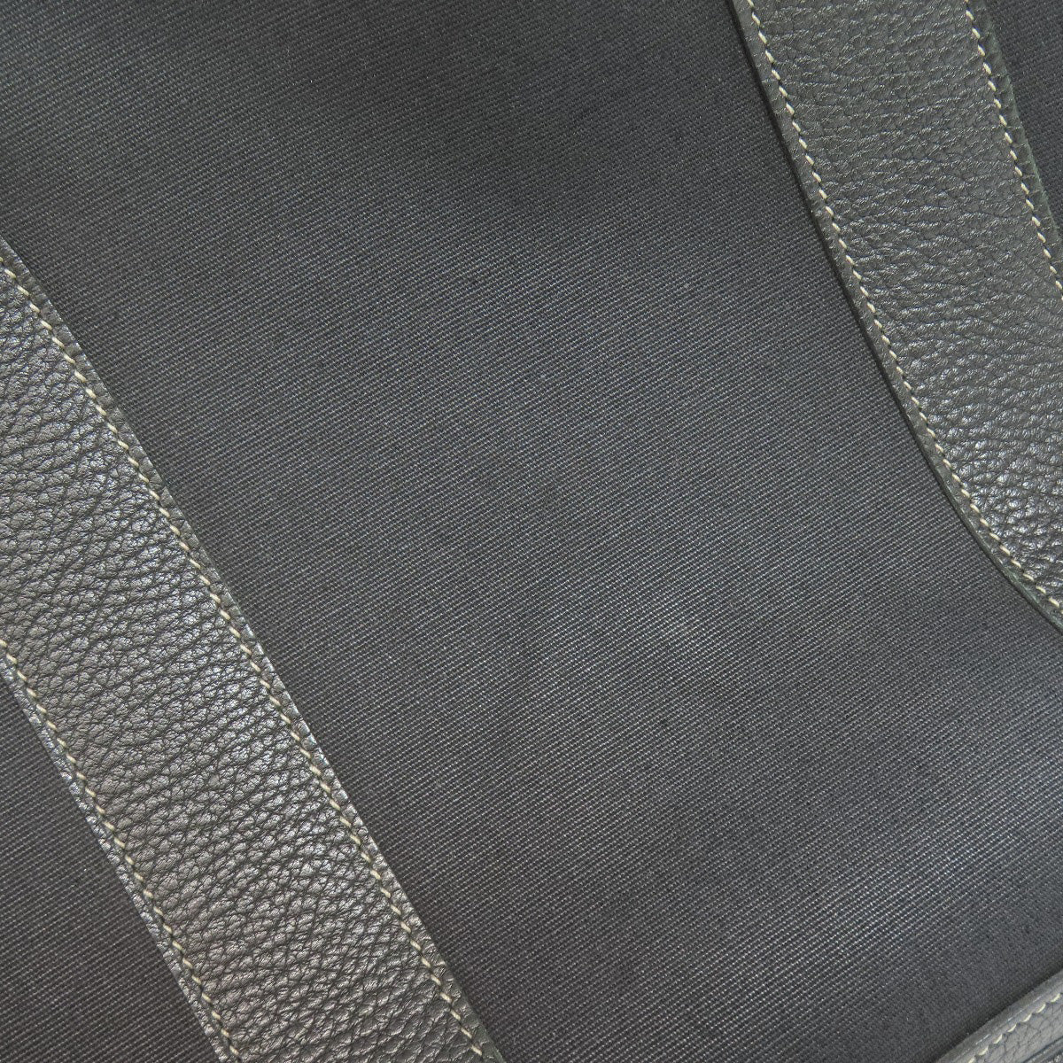 HERMES Tote Bag Towar Officche black Garden Party PM SilverMetal Women  d