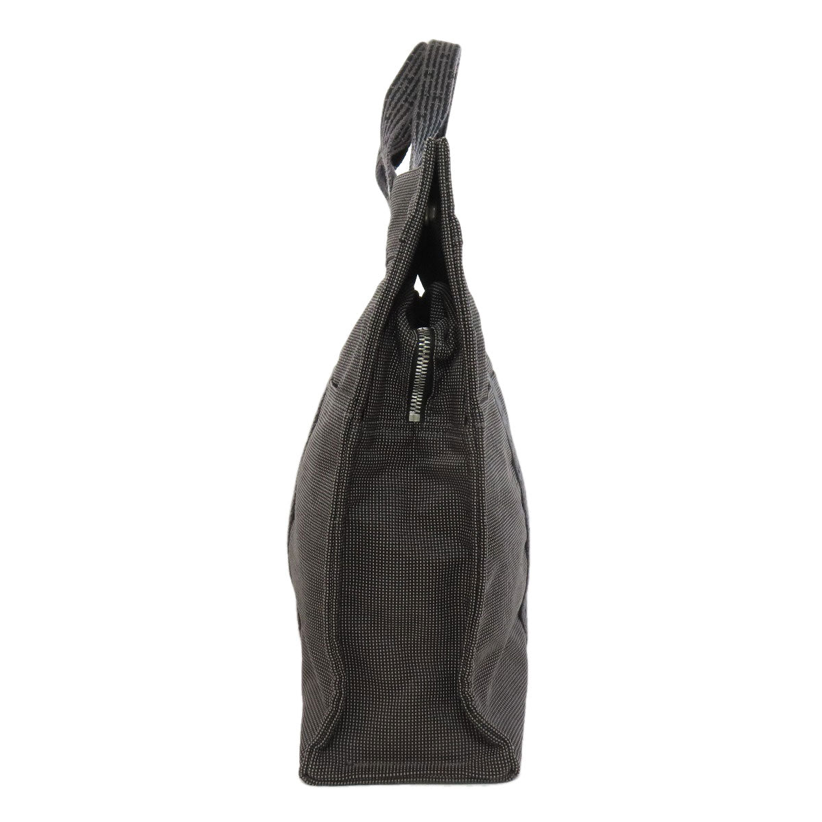 HERMES Tote Bag canvas gray Her Line Tote MM Women  d