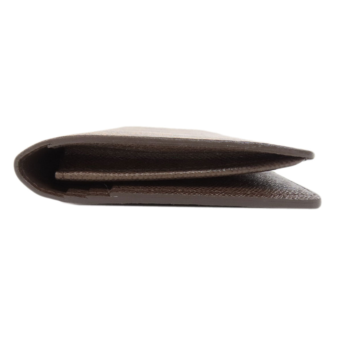 LOUIS VUITTON Long Wallet Purse N60017 Damier canvas Brown Portefeuille�EBrazza Former mens