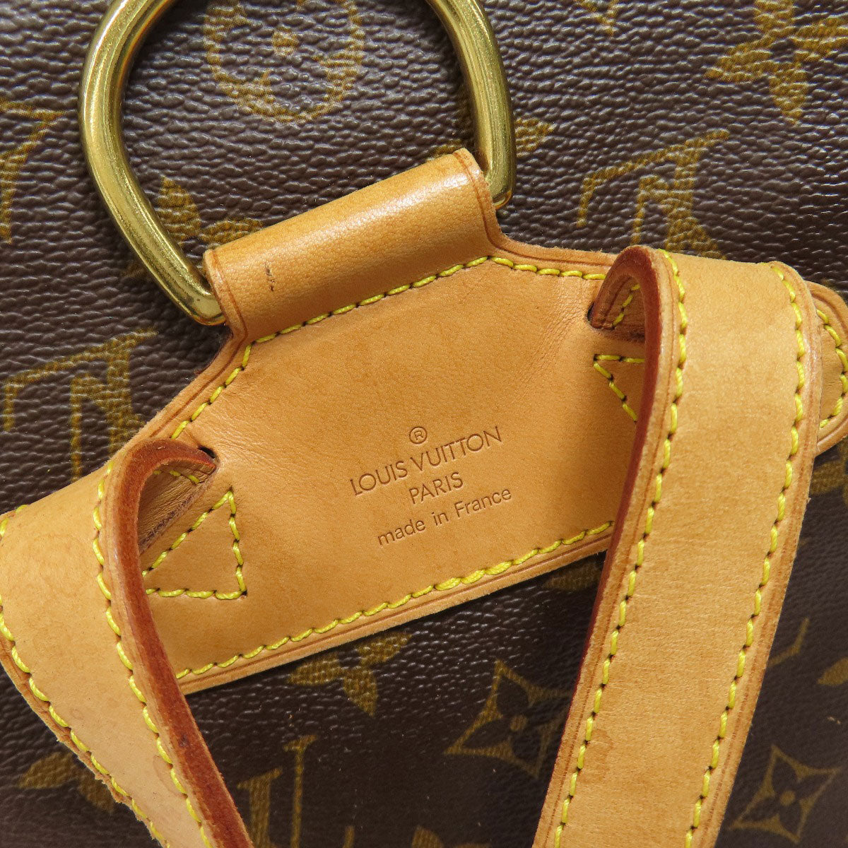LOUIS VUITTON Backpack M51136 Monogram canvas Brown MontsourisMedium Women  d