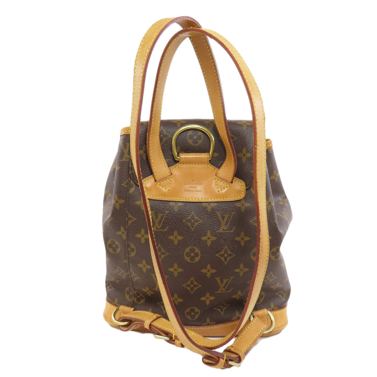LOUIS VUITTON Backpack M51136 Monogram canvas Brown MontsourisMedium Women  d