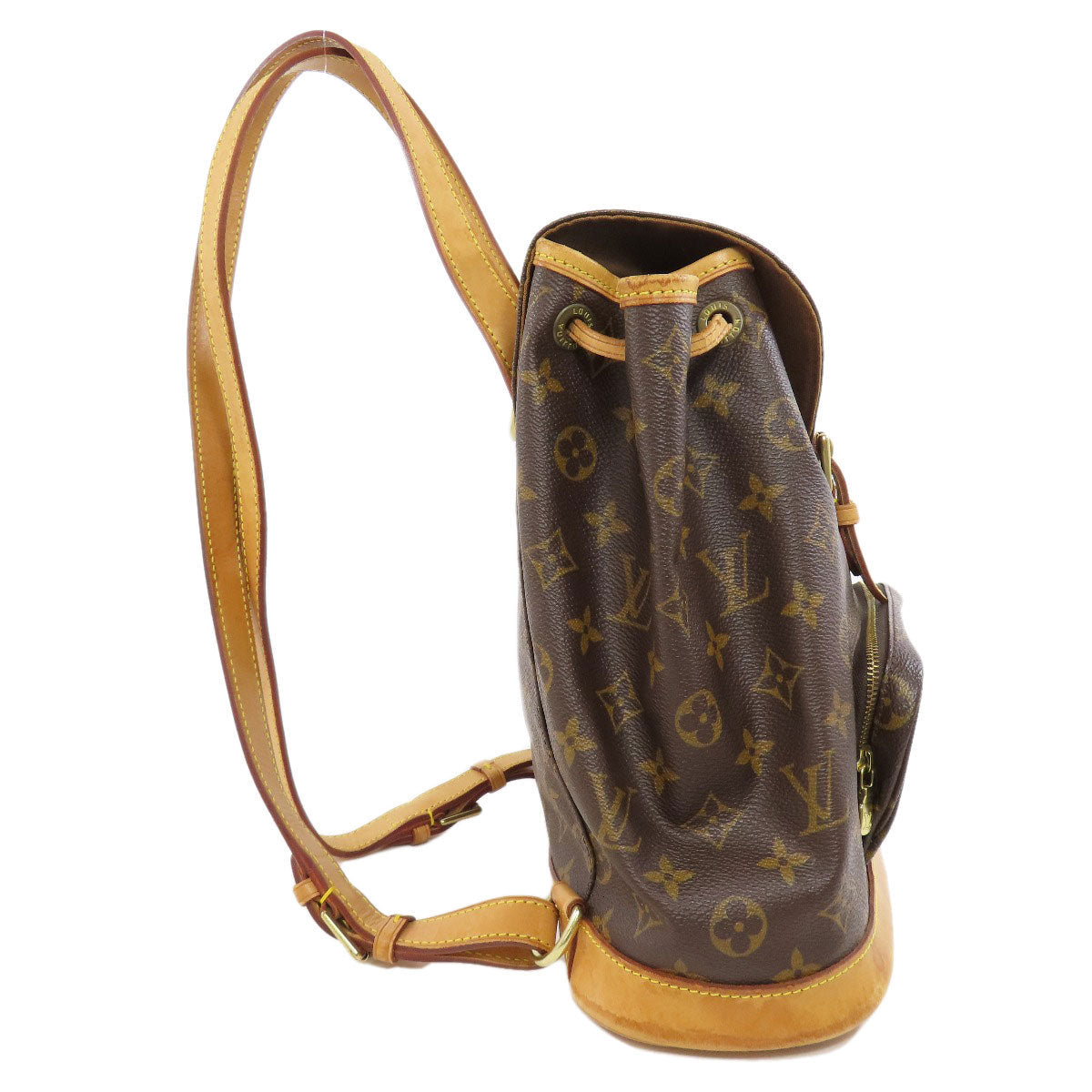 LOUIS VUITTON Backpack M51136 Monogram canvas Brown MontsourisMedium Women