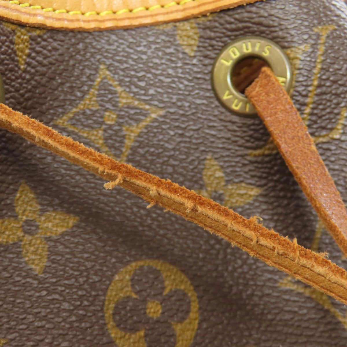 LOUIS VUITTON Backpack M51136 Monogram canvas Brown MontsourisMedium Women  d