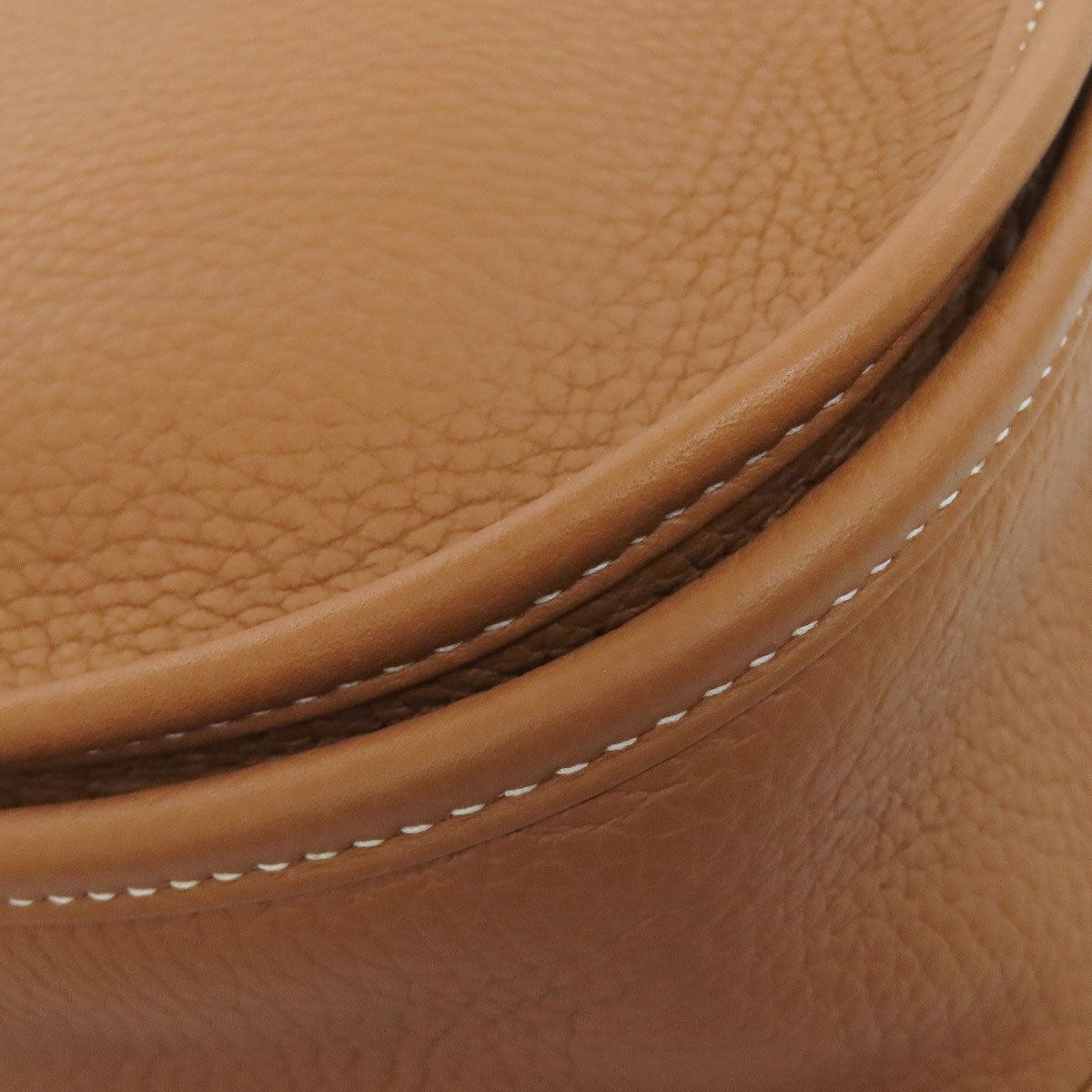 HERMES Shoulder Bag Taurillon Clemence Brown Evelyn 3 PM Gold Metal Women  d