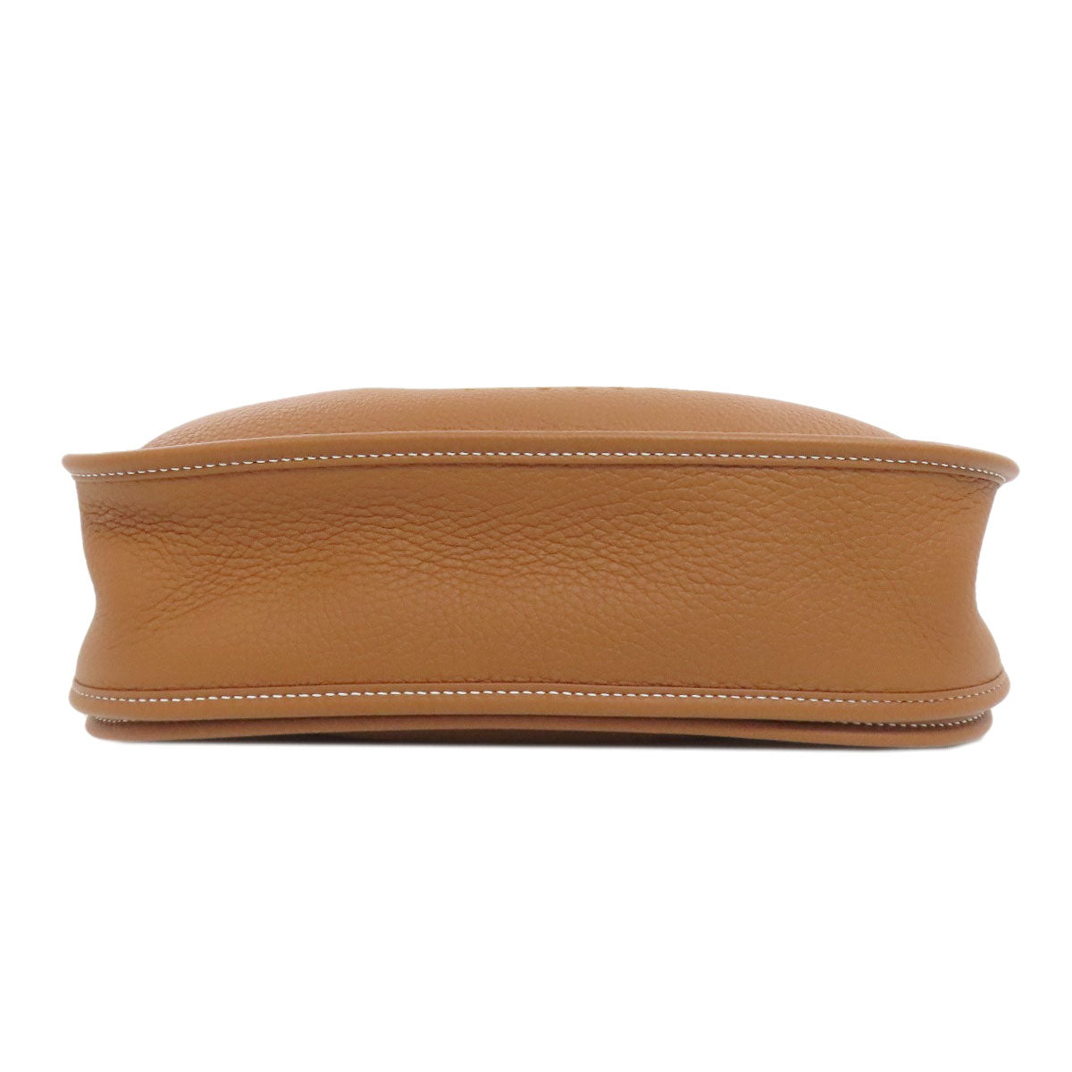 HERMES Shoulder Bag Taurillon Clemence Brown Evelyn 3 PM Gold Metal Women  d
