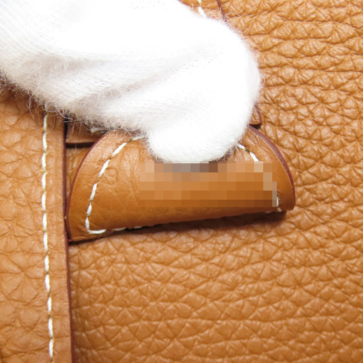 HERMES Shoulder Bag Taurillon Clemence Brown Evelyn 3 PM Gold Metal Women  d