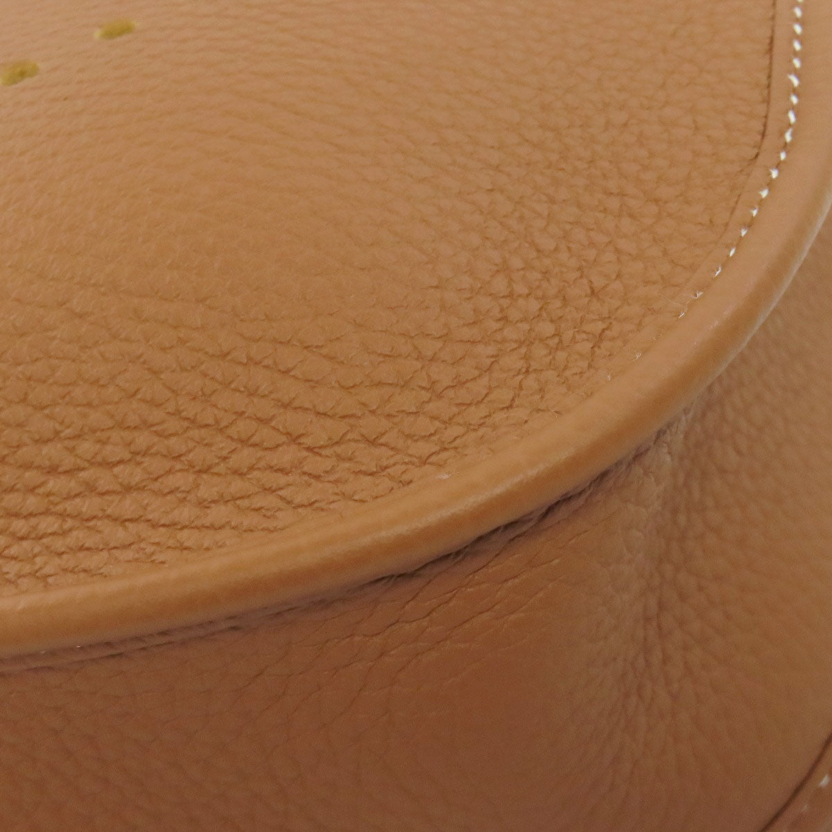 HERMES Shoulder Bag Taurillon Clemence Brown Evelyn 3 PM Gold Metal Women  d