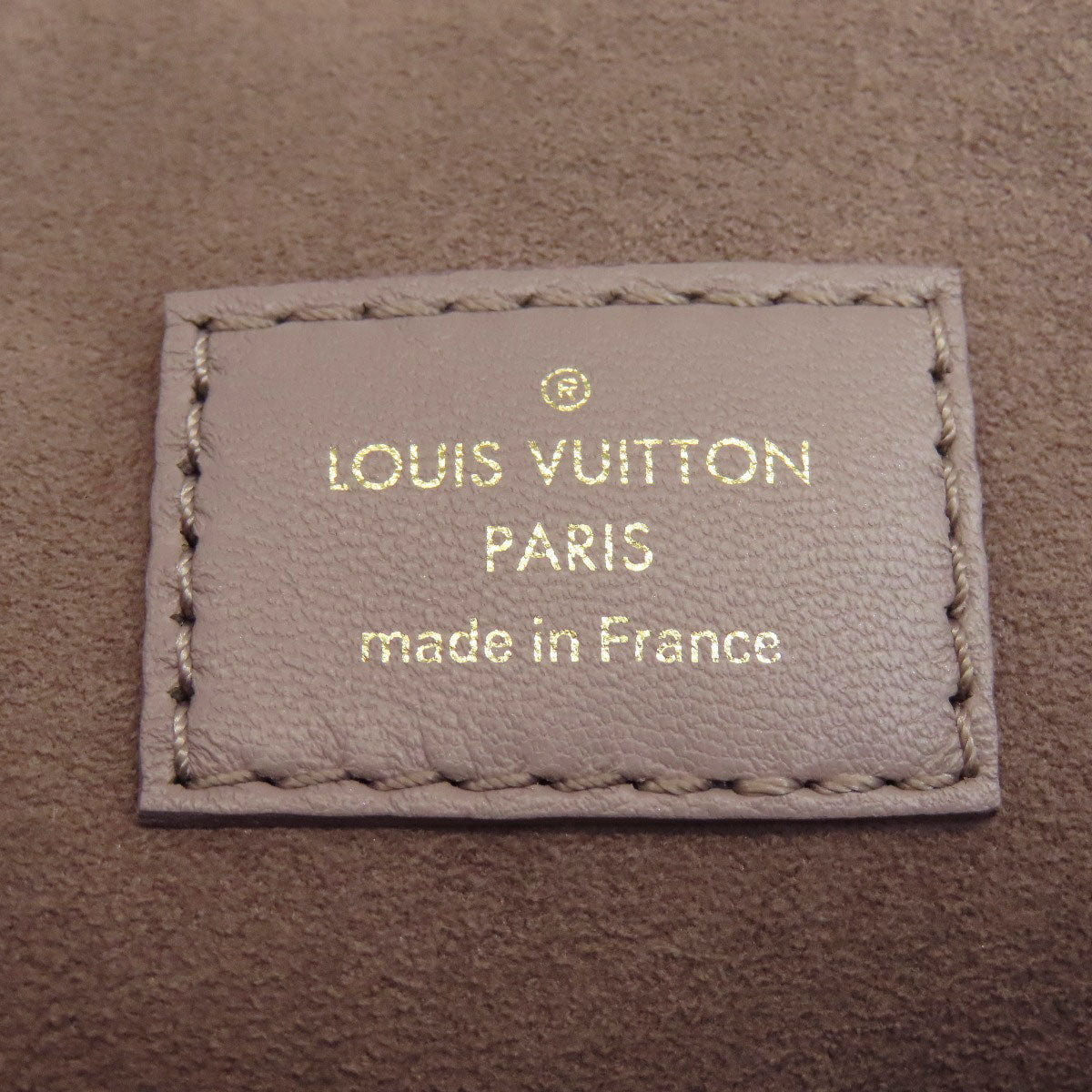LOUIS VUITTON Handbag Lamb leather gray Kussan PM Women  d