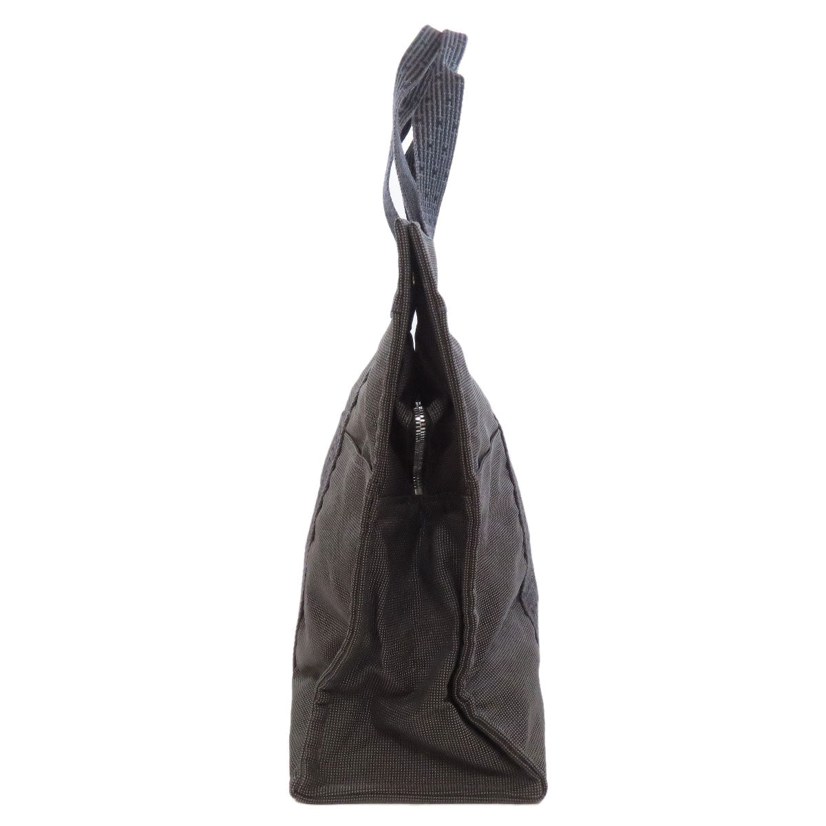 HERMES Tote Bag canvas gray Her LineGM Women  d
