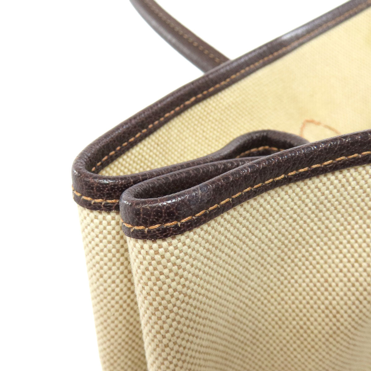 HERMES Tote Bag Tower ash beige Garden Party PM SilverMetal Women  d