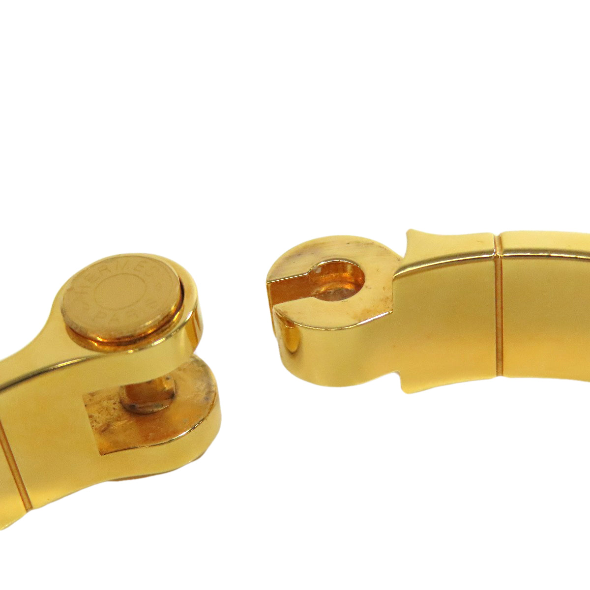 HERMES bracelet metallic gold Chaniere PM Women  d