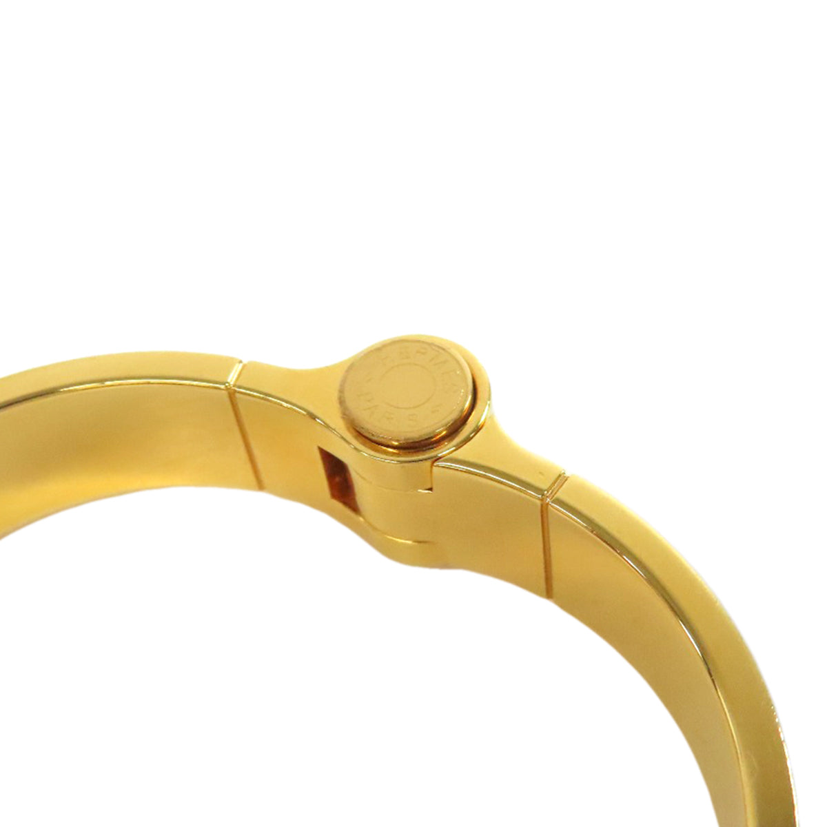 HERMES bracelet metallic gold Chaniere PM Women  d