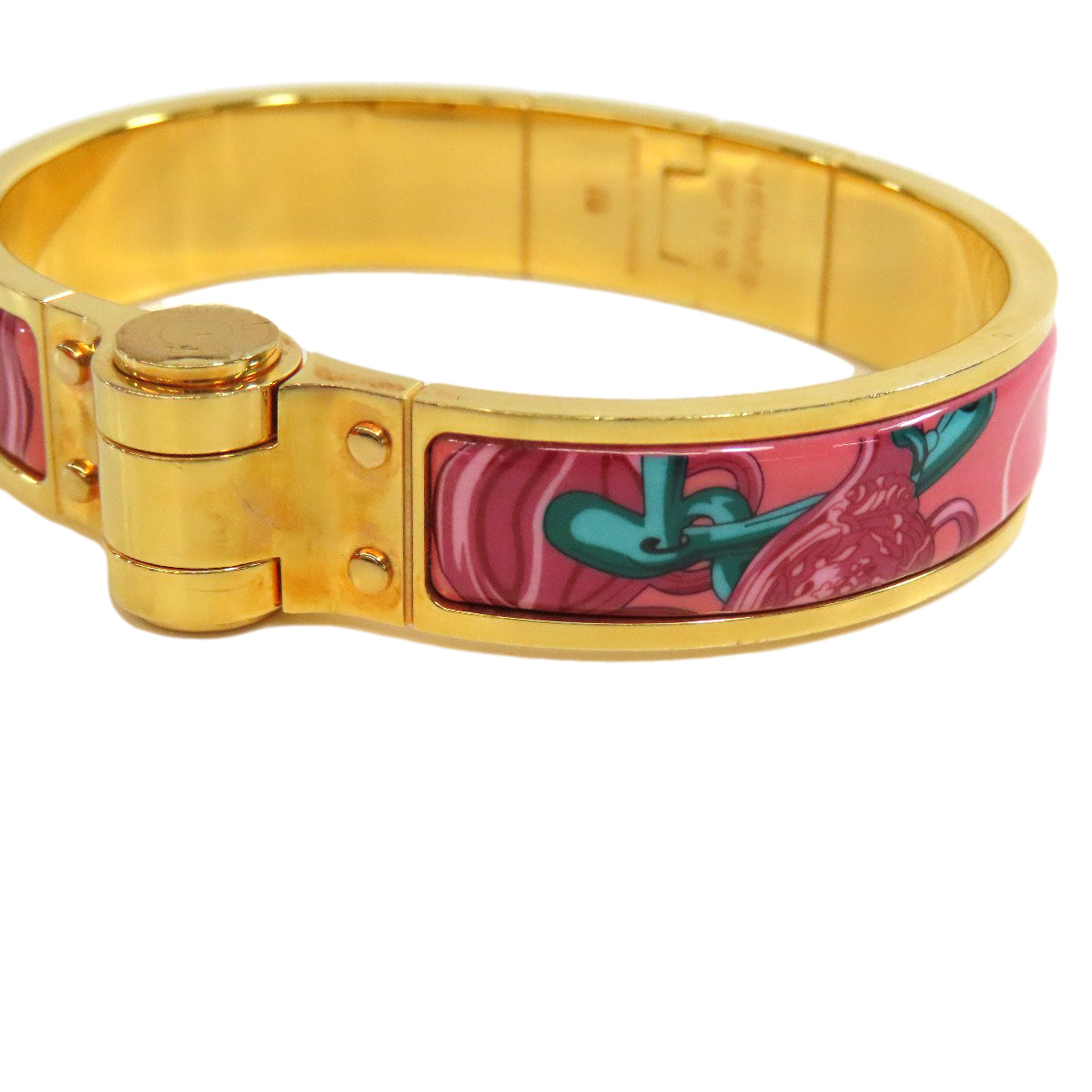 HERMES bracelet metallic gold Chaniere PM Women  d
