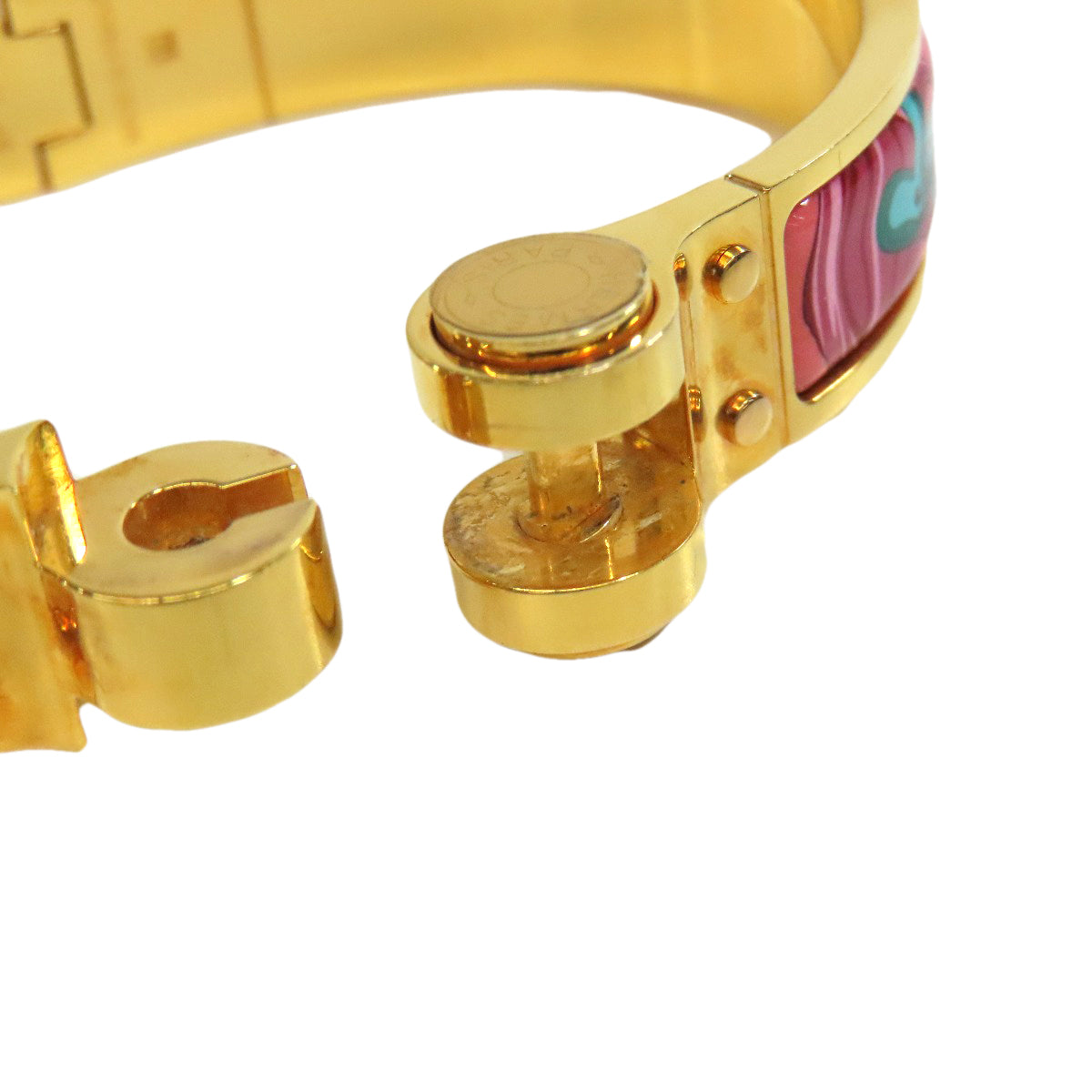 HERMES bracelet metallic gold Chaniere PM Women  d