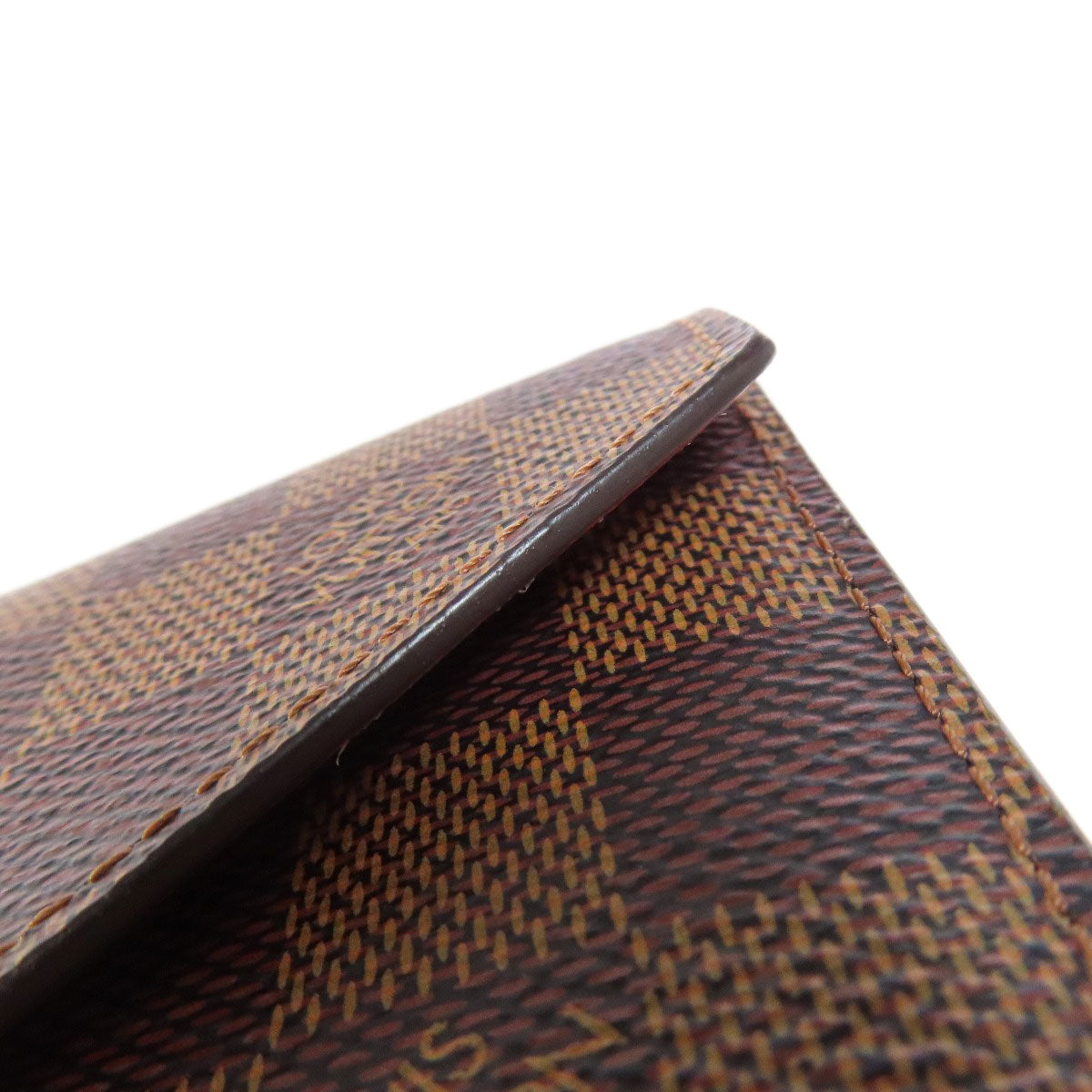 LOUIS VUITTON Bifold Wallet N41659 Damier canvas Brown Portefeuille Victorine Women  d