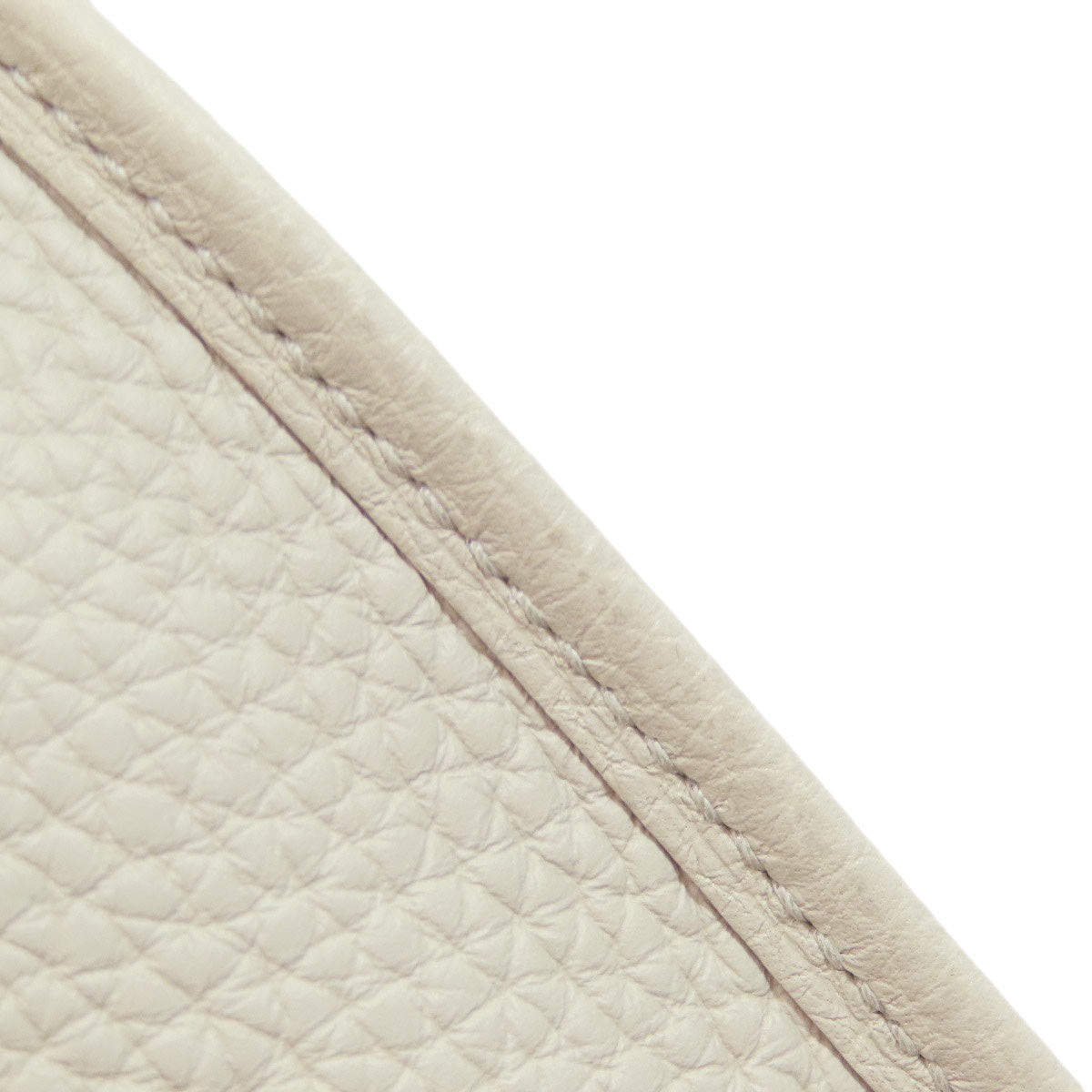 HERMES Shoulder Bag Taurillon Clemence white Evelyn TPM Amazone SilverMetal Women  d