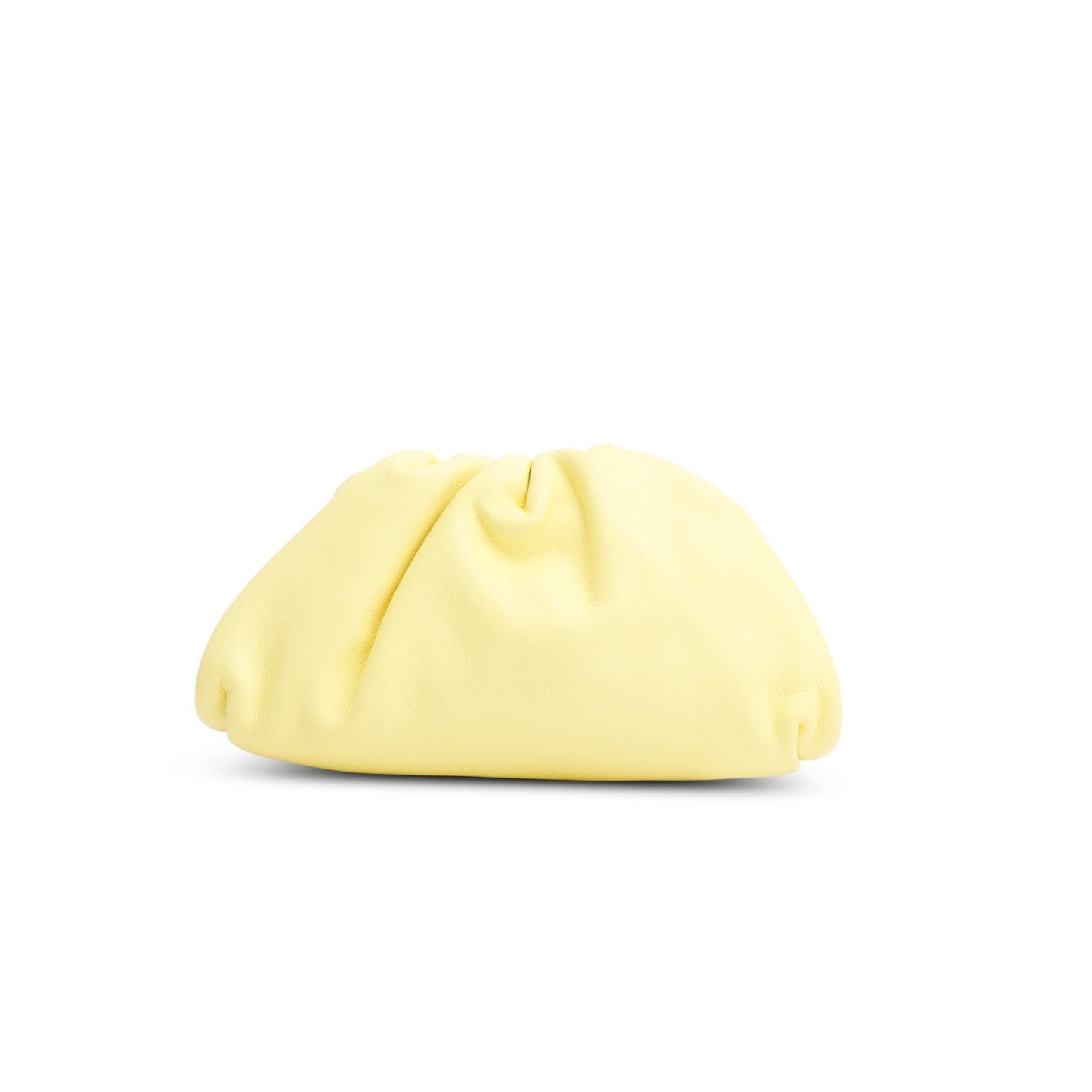 Bottega Veneta Yellow Butter Calfskin Leather The Mini Pouch
