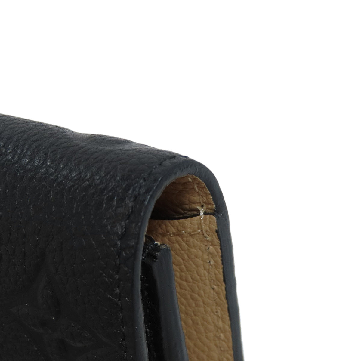 LOUIS VUITTON Bifold Wallet M62369 Ann Platt black Portefeuille Emily Women  d