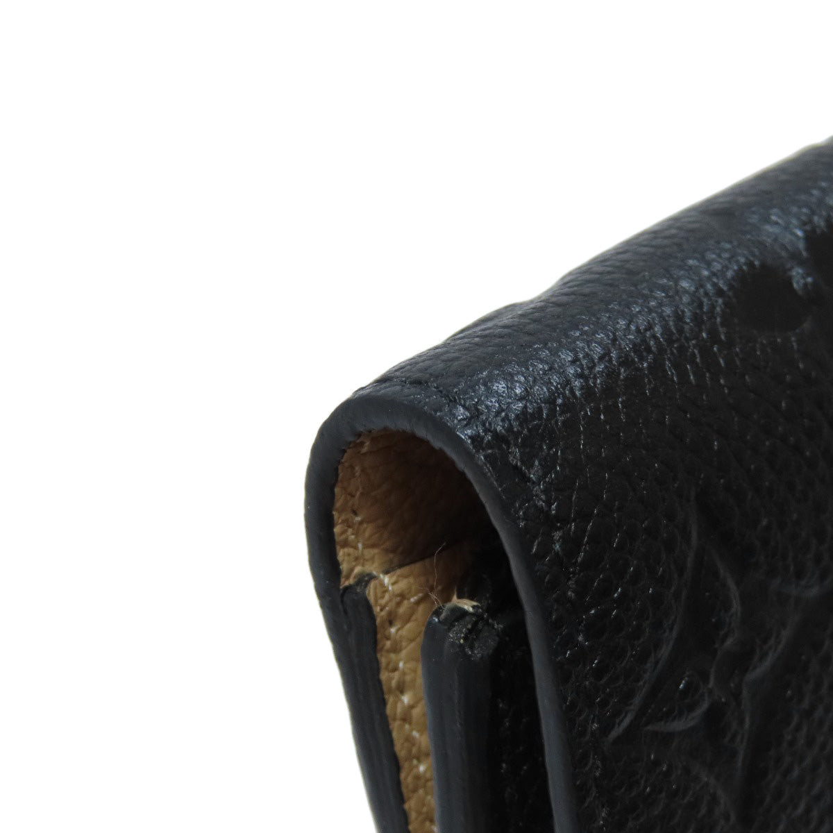 LOUIS VUITTON Bifold Wallet M62369 Ann Platt black Portefeuille Emily Women  d