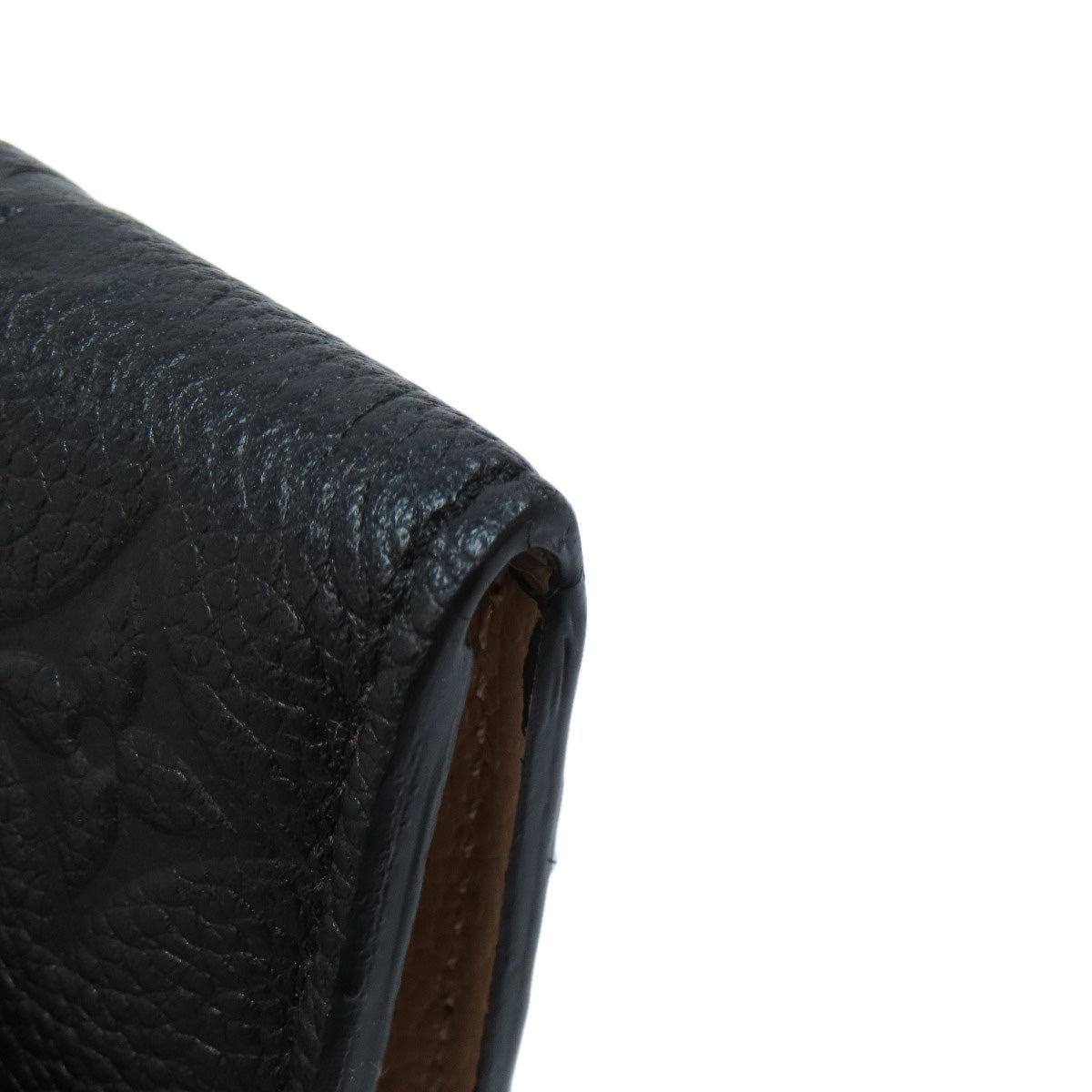 LOUIS VUITTON Bifold Wallet M62369 Ann Platt black Portefeuille Emily Women  d