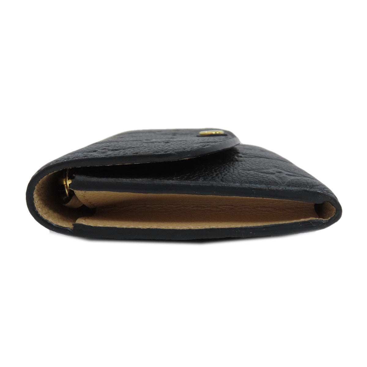 LOUIS VUITTON Bifold Wallet M62369 Ann Platt black Portefeuille Emily Women  d