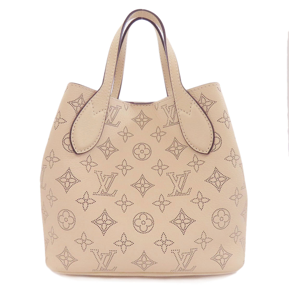LOUIS VUITTON Handbag M21909 Mahina leather beige Blossom PM Women  d